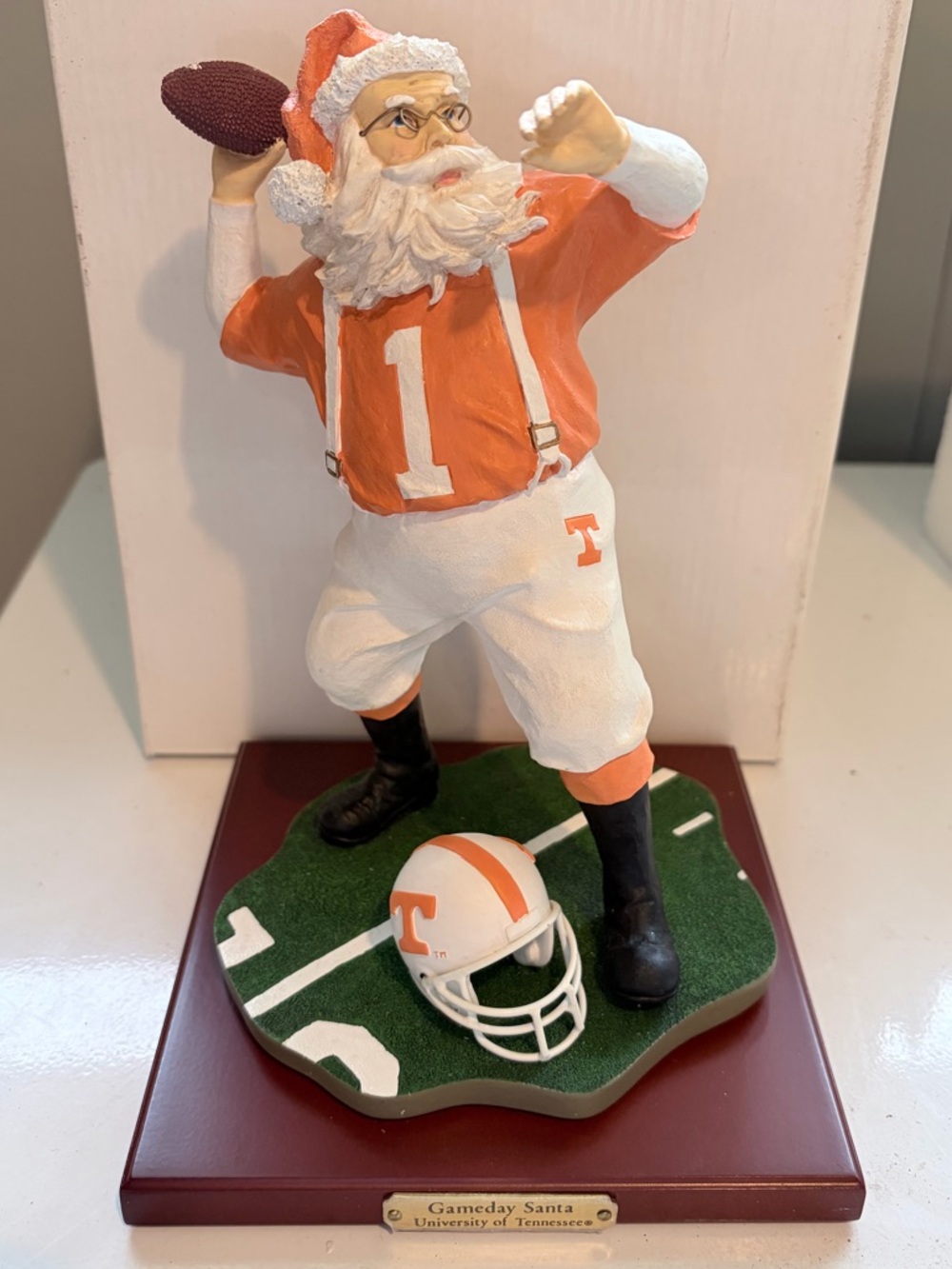 Tennessee Football Collegiate Collectable Santa. 2nd in Limited Series